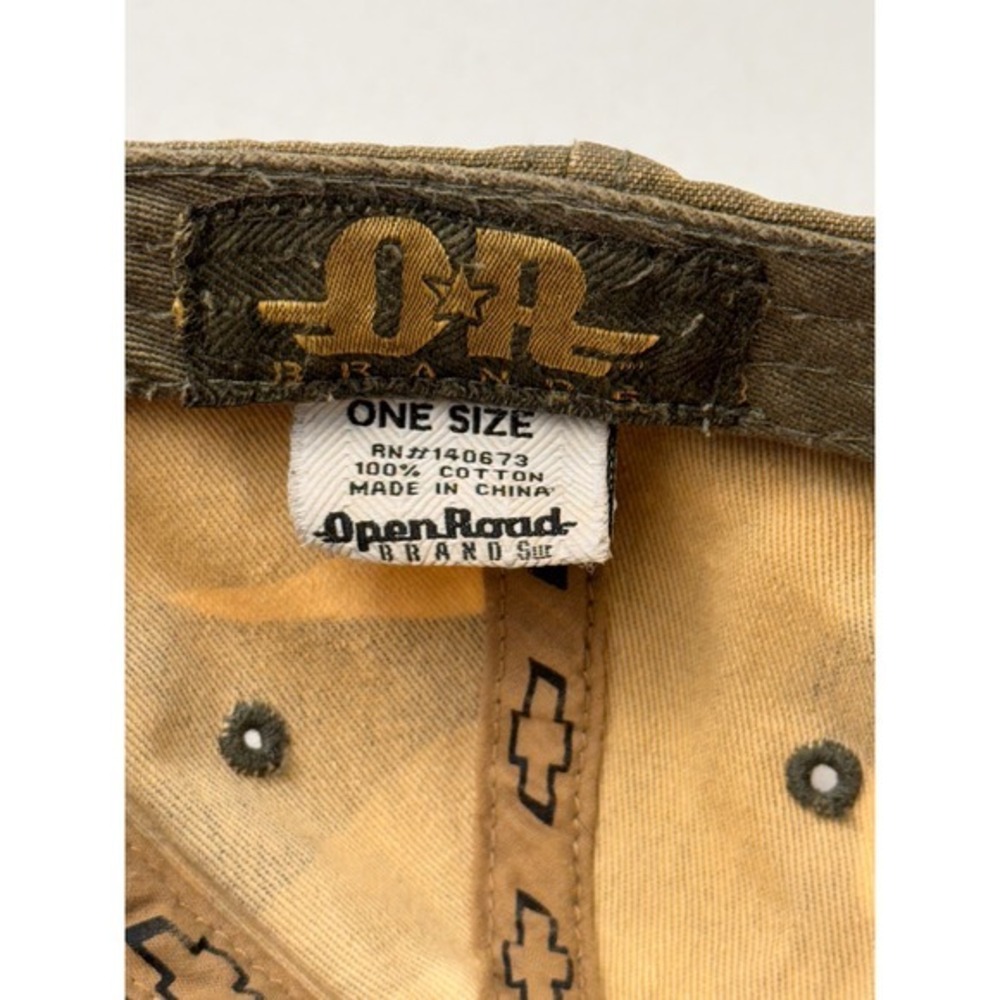 Chevrolet Hat Baseball Cap‎ Camo Brown Logo Adjustable - Picture 7 of 8